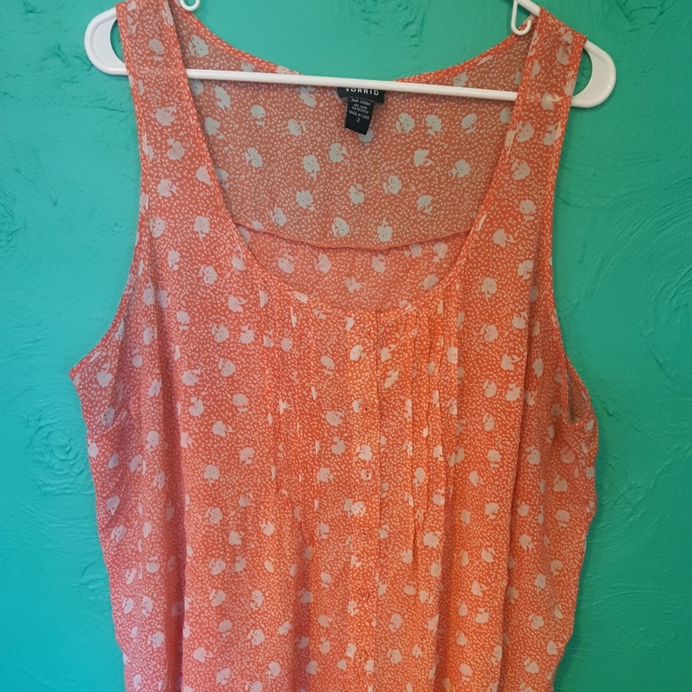 Torrid Tulip Back Tank